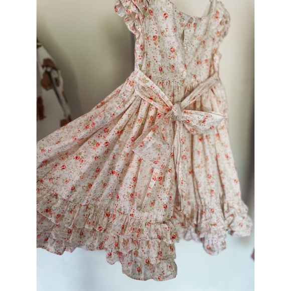 4T • Laura Ashley London Ruffled Floral Dress